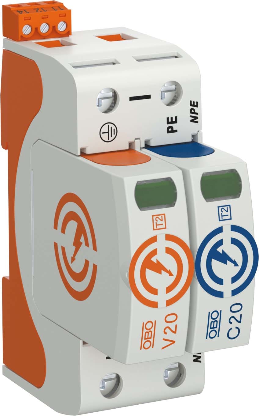 OBO BETTERMANN - OBO5095331 V20 SPD T2 1+1 +FS 280V 20 KA