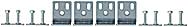 PILZ ITALIA SRL - PIZ630325 KIT DI 4 STAFFE FISSE (NON X PSEN OP2H)