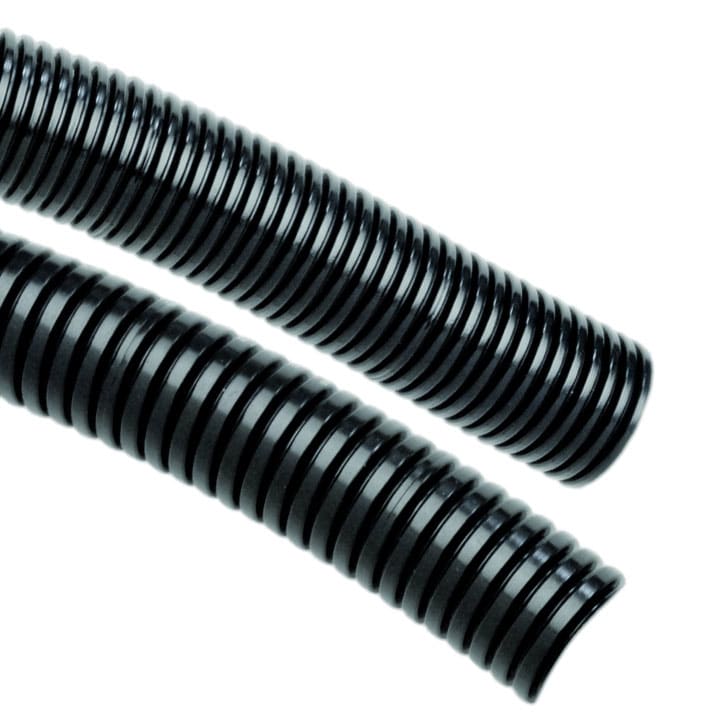 COSMEC - CSM50NF-07TX Tubo flessibile in PA6  6,5 x 10 mm, con treccia in acciaio inox, profilo fine, grigio, AD10