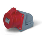 SCAME PARRE SPA - SCA512.1657-7 PRESA DA PARETE 16A 6P+T 6H IP44