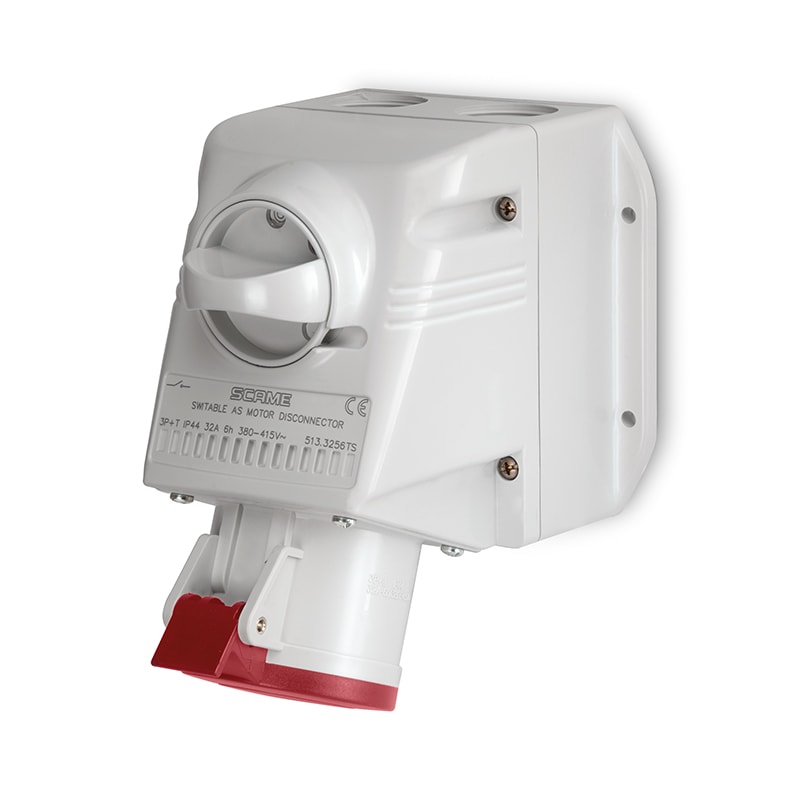 SCAME PARRE SPA - SCA513.3256TS PRESA PARETE 3P+T IP44 32A 6H 380-415V