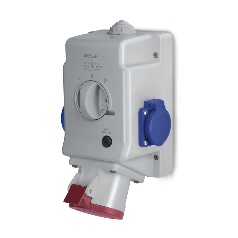 SCAME PARRE SPA - SCA513.3257-2DFR OPTIMA-COMBI C/INT. I/0/II 32A 3P+N+T
