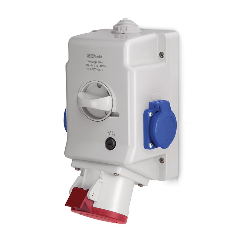 SCAME PARRE SPA - SCA513.3257-1FFS OPTIMA-COMBI C/INT. 0/I 32A 3P+N+T FUSE