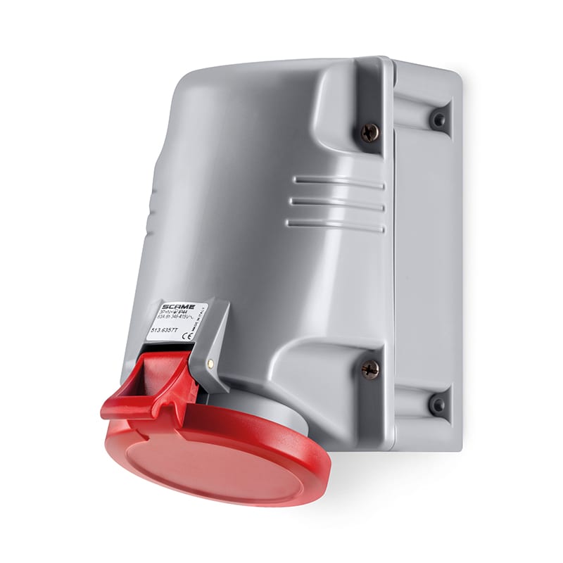 SCAME PARRE SPA - SCA513.63565T PRESA PARETE 3P+T IP44 63A 11H 440-460V
