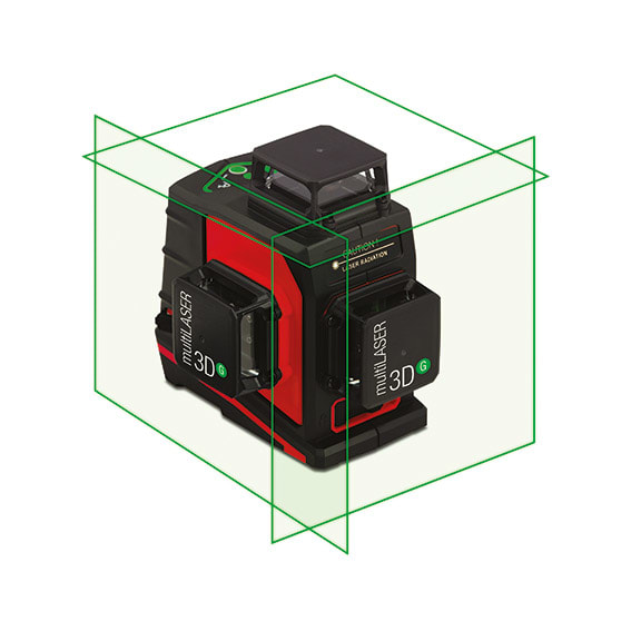 ABC TOOLS SPA - ABCH51684000 MULTILASER 3D LASER VERDE