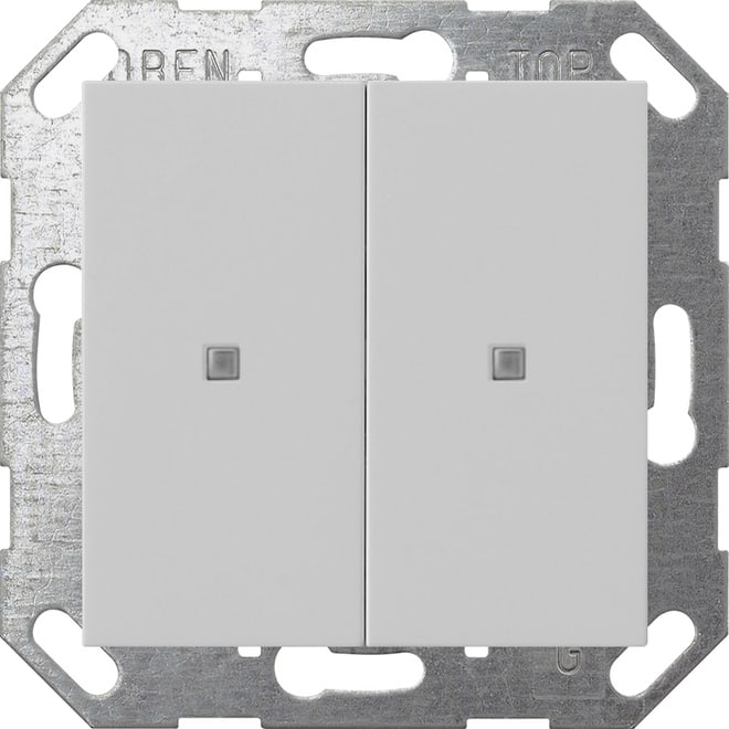 GIRA - GIR5173015 PULS. BIL. 2-M ONEKNX SYSTEM 55 GRIGIO O