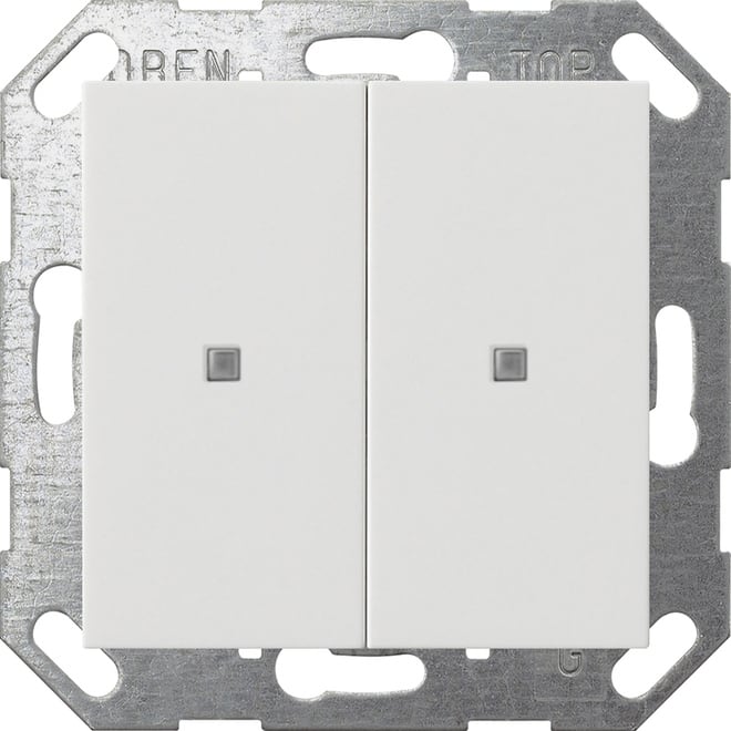 GIRA - GIR517303 PULS. BIL. 2-M ONEKNX SYSTEM 55 BNC PURO