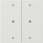 GIRA - GIR5174112 Taster Wippe 2f Pfeile OneKNX Flachensch