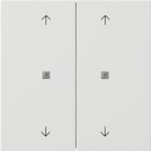 GIRA - GIR5174112 Taster Wippe 2f Pfeile OneKNX Flachensch