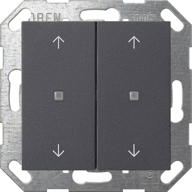 GIRA - GGI517428 PULS. BIL. 2-M FRECCE ONEKNX