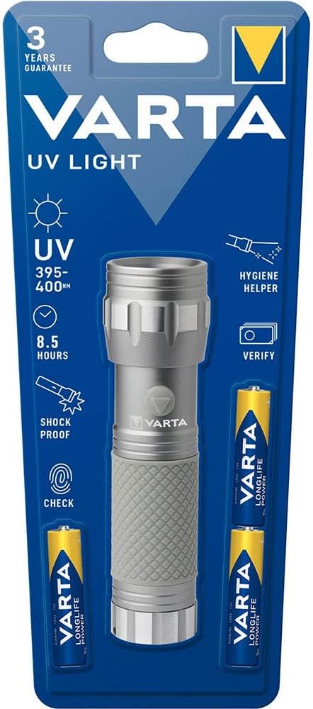 VARTA CONSUMER BATT - VAT15638101421 UV LIGHT (incl. 3AAA)