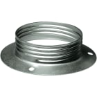 LE PROLUNGHE SAS - PRG518 GHIERA E27 ZINCATA BIANCA