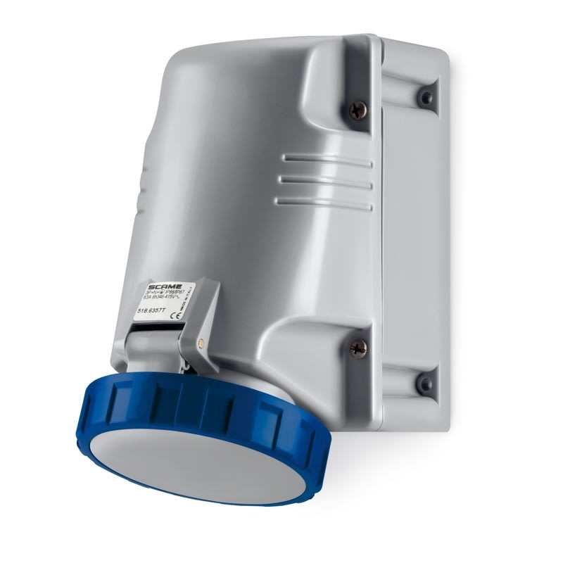 SCAME PARRE SPA - SCA518.12554T PRESA PARETE 3P+T IP66/IP67 125A 9H
