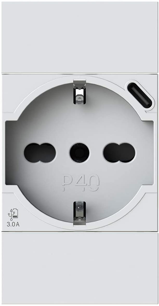 4 BOX SRL - 4BX4B.KW.P40.USB P40 USB 3.0 BT LIVINGNOW BIANCA