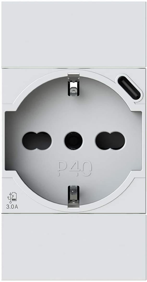 4 BOX SRL - 4BX4B.KW.P40.USB P40 USB 3.0 BT LIVINGNOW BIANCA