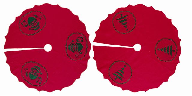 GIOCOPLAST NATALE SP - GCP52060834 COPRIPIEDE DELL ALBERO ROSSO D.120 CM
