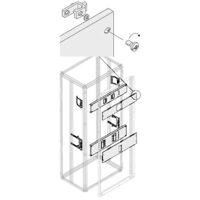 ABB SPA - ABBPHBX1407 KIT XT1 3-4P RIMOVIBILE INS.ORIZ.L=400MM