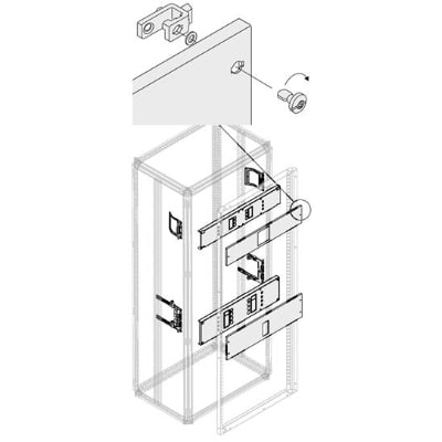 ABB SPA - ABBPHCX2417 KIT XT2 4P ESTR.+DIFF. INST.OR. L=600MM