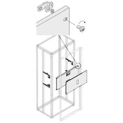 ABB SPA - ABBPVBT5404 KIT T5 3-4P FISSO MOT(400/630A)V.L=400MM