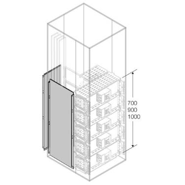 ABB SPA - ABBPRVS4041 SEGR.VERT.POST. H=400 L=200 (L STR=400 M