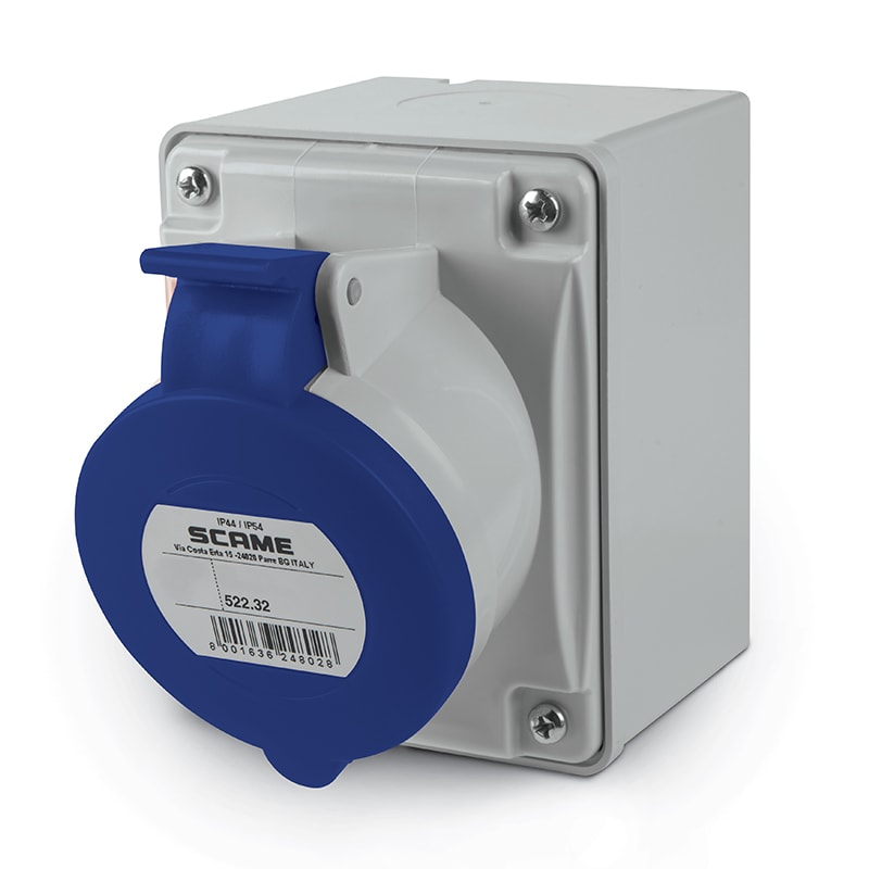 SCAME PARRE SPA - SCA522.3255 PRESA PAR.C/DIR.3P+T+N 32A 44 9H