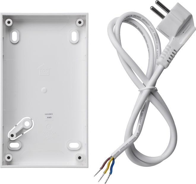 GIRA KONDITIONEN - GIR525216 SM ADAPTER FR. I/O MOD. ACCESSORIES P.WH