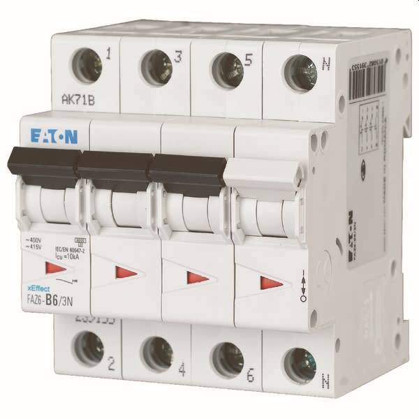 EATON - EAO239179 FAZ6-C63/3N INT. MT 6KA 3P+N C 63A