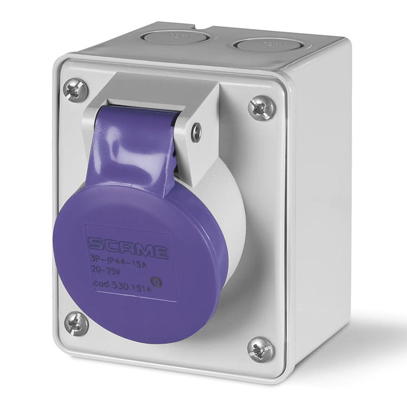 SCAME PARRE SPA - SCA530.3210 PRESA PARETE 2P 32A 24V