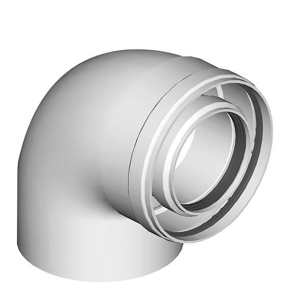 INTERGAS - IGS53102221 CURVA COASSIALE PP 60/100 90G