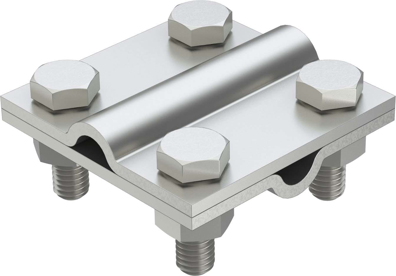 OBO BETTERMANN - OBO5312582 253 8-10 V4A MORSETTO A CROCE TONDO/TOND