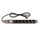 TELEVES ITALIA SRL - TVV533002 MULTIPRESA 6XSCHUKO 16A RACK19 INTERRU