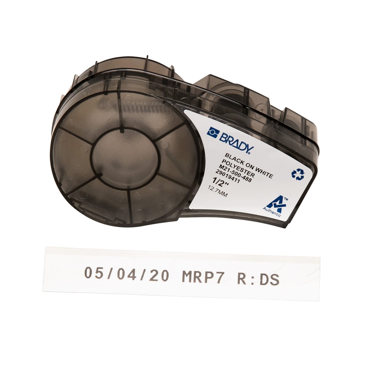 BRADY ITALIA - MOD110935 LABEL POLYESTER 0.5X21 BK/WT - 1 NASTRO