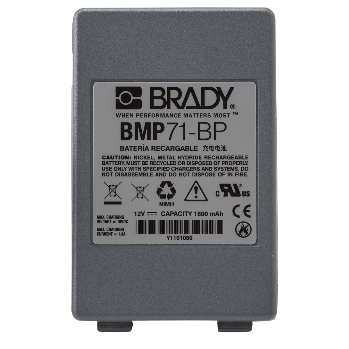 BRADY ITALIA - MOD114885 BATTERIA DI RICAMBIO - 1 PEZZI