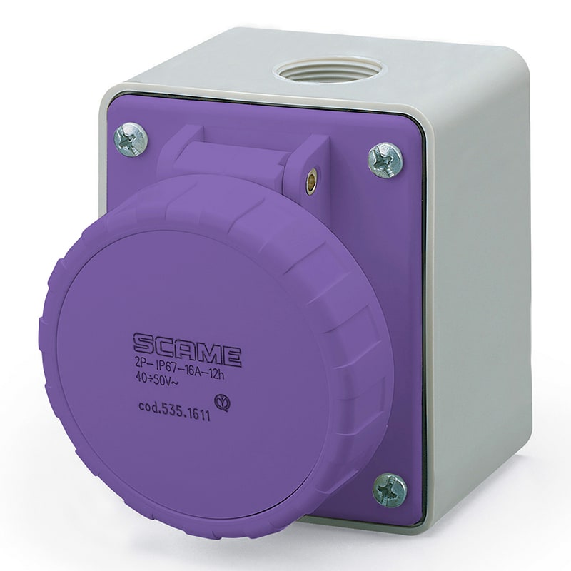 SCAME PARRE SPA - SCA535.1610 PRESA PAR.<50V 2P 16A 24V IP67