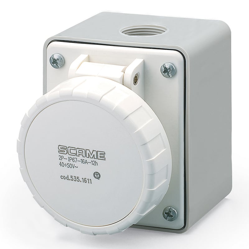 SCAME PARRE SPA - SCA535.1613 PRESA PAR.<50V 3P 16A 12H IP67