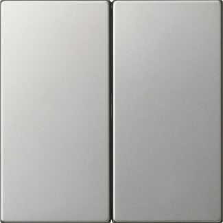 GIRA - GGI5362600 S3000 PANN.COMANDO 2X SYSTEM 55 ACCIAIO