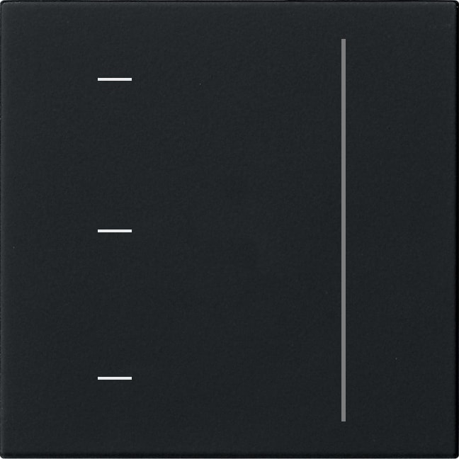 GIRA - GIR5365005 S3000 Touchaufsatz System 55 Schwarz m