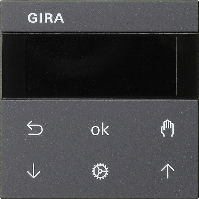 GIRA - GIR536628 S3000 Jal.- + Schaltuhr Display System 5