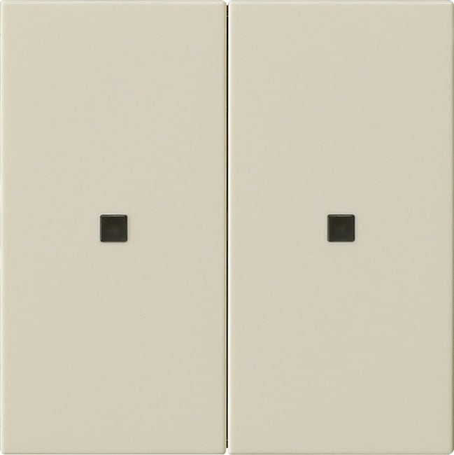 GIRA - GIR536901 Wippe 2f unbedruckt Kontrollf. System 55