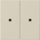 GIRA - GIR536901 Wippe 2f unbedruckt Kontrollf. System 55
