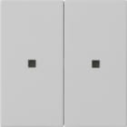 GIRA - GIR5369015 Wippe 2f unbedruckt Kontrollf. System 55