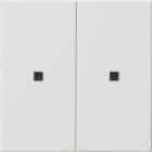 GIRA - GIR536903 Wippe 2f unbedruckt Kontrollf. System 55