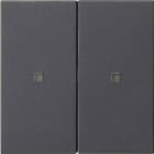 GIRA - GIR536928 Wippe 2f unbedruckt Kontrollf. System 55