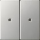 GIRA - GIR5369600 Wippe 2f unbedruckt Kontrollf. System 55