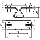 DEHN ITALIA SPA - DEH274030 Leitungshalter