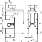 DEHN ITALIA SPA - DEH372019 MORSETTO DI CONNESSIONE IN INOX/TZN