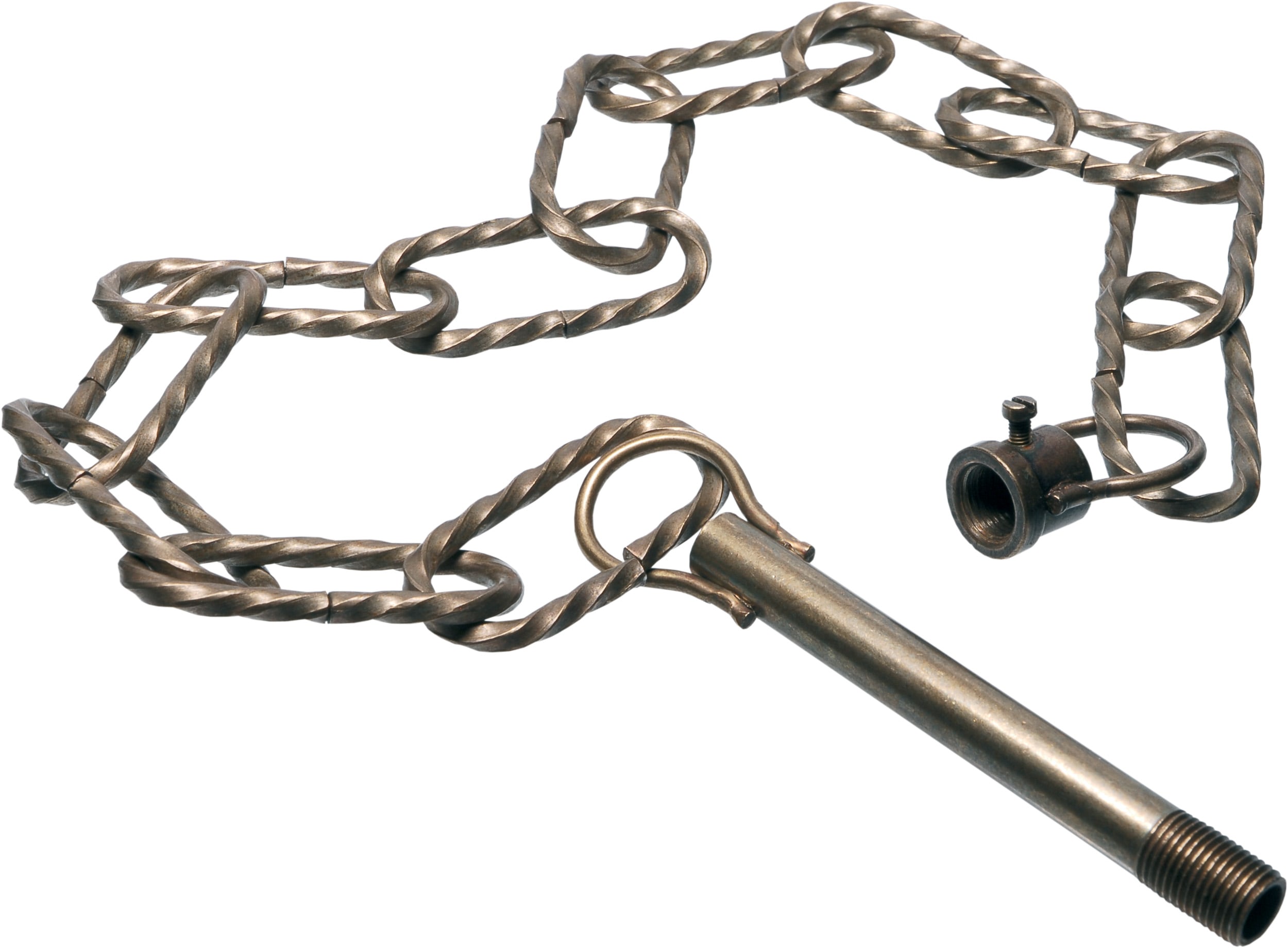 LE PROLUNGHE SAS - PRG5386 SOSP.AD ANELLO CON TIGE E CAPPUC. FUME