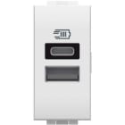 BTICINO - BTIN4191AC LL - CARICATORE USB TIPO A+C 1M BIANCO