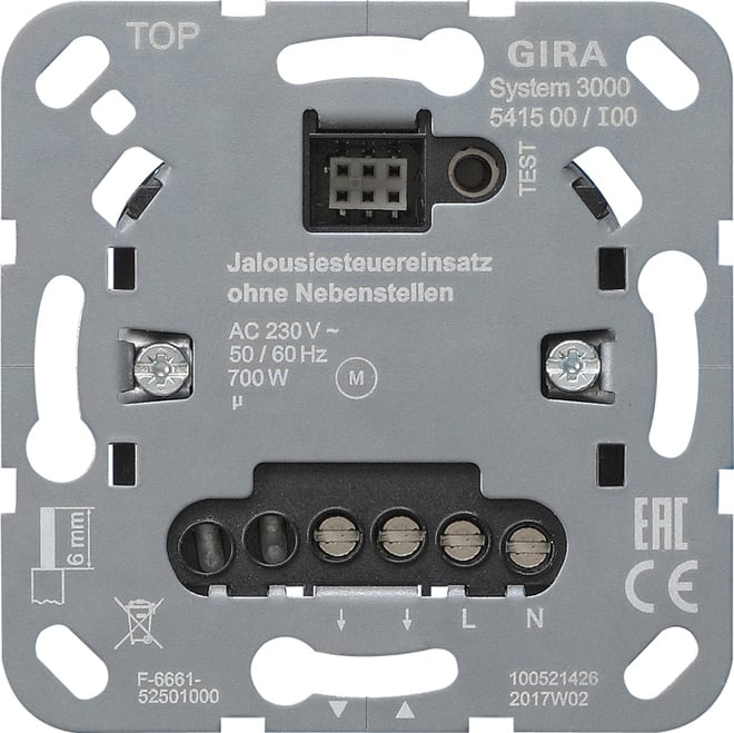GIRA - GIR541500 MOD.CONTR.VEN. S3000 S/INGR.APP.DER. MOD