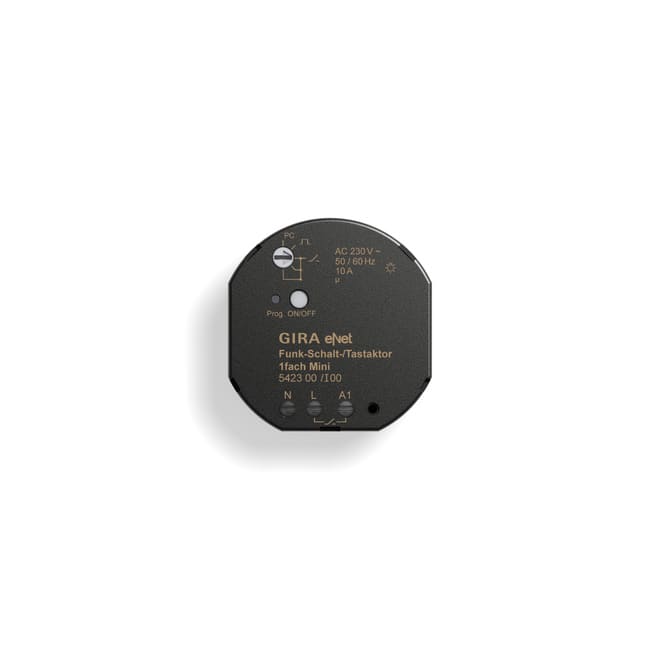 GIRA - GIR542300 Funk Schalt-/Tastaktor 1f Mini Gira eNet